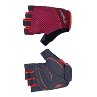 SOLARIA MITTS cyklistické rukavice vínová/růžová