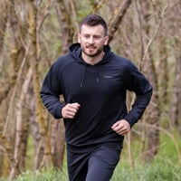 SYMBOL HOODY pánská  tepláková mikina černá