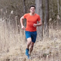 TECHNIC pánské sportovní triko oranž melír