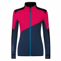 TERRITORIA women's full zip jacket black/fuchsia/petroleum