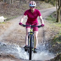 TRAFFICA dámský cyklistický dres vínová