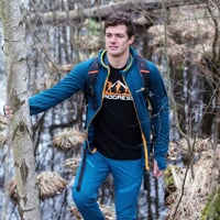 VANDAL "TRACK MAN" pánské triko s dlouhým rukávem s bambusem černá