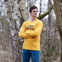 VANDAL "TRACK MAN" pánské triko s dlouhým rukávem s bambusem kari