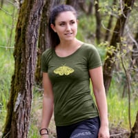 VINKA "ARCTIA" dámské merino triko khaki melír